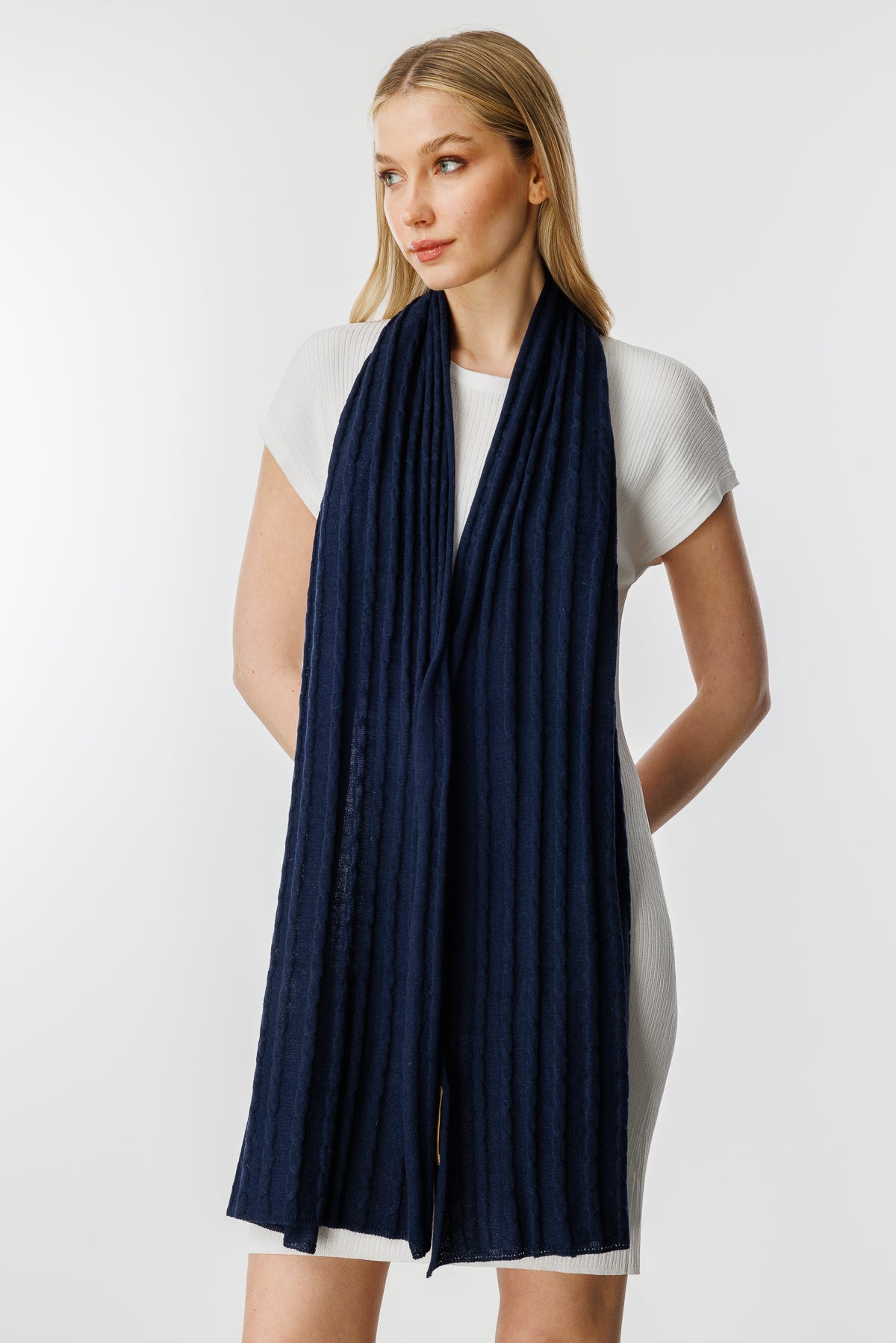 MYRA SCARF NAVY