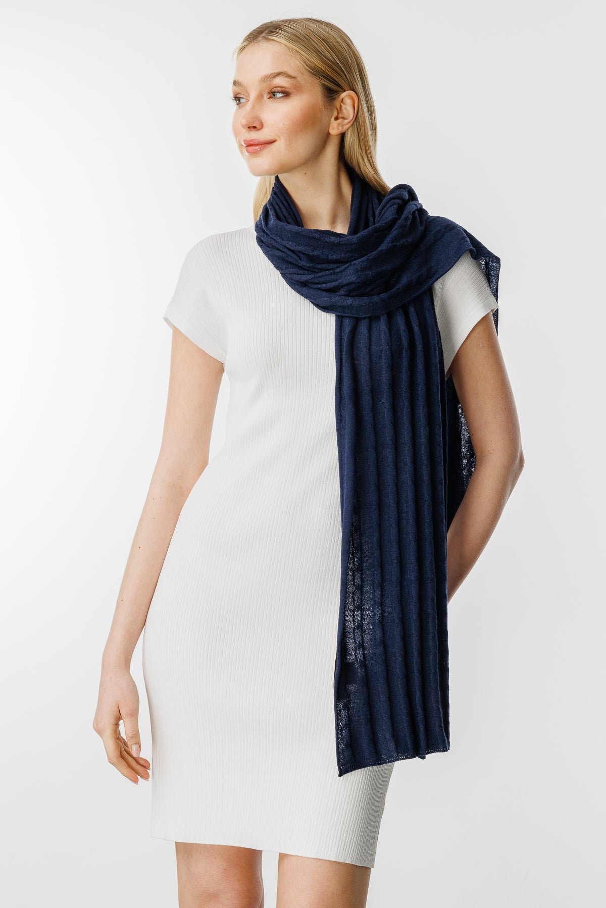 MYRA SCARF NAVY