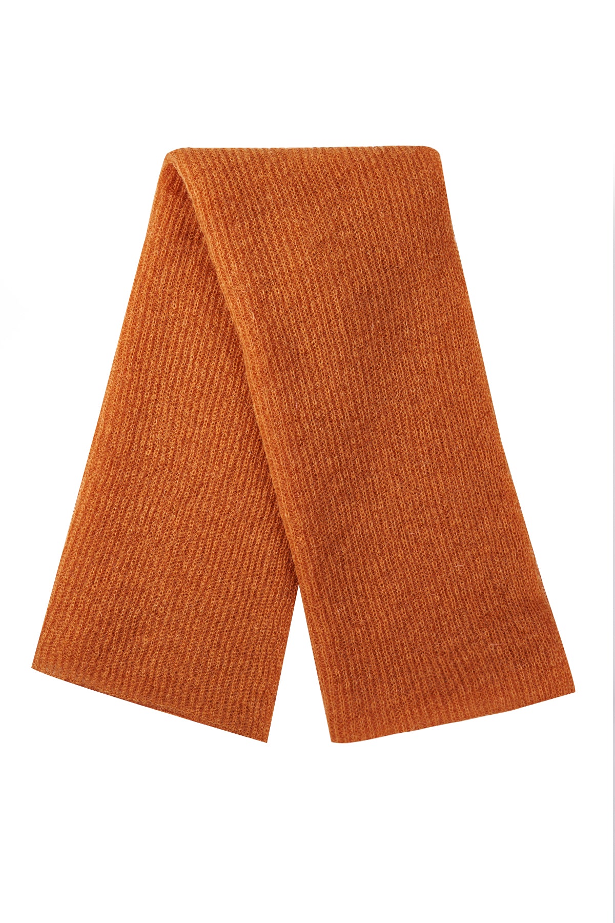 HATTUSA SCARF ORANGE-BASIC KNIT