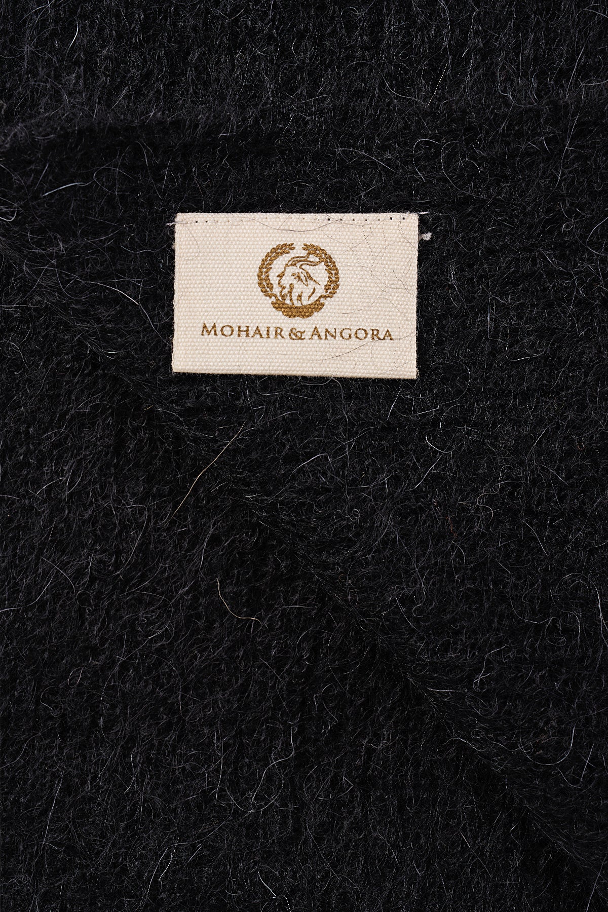 ALACA SCARF BLACK-BASIC KNIT