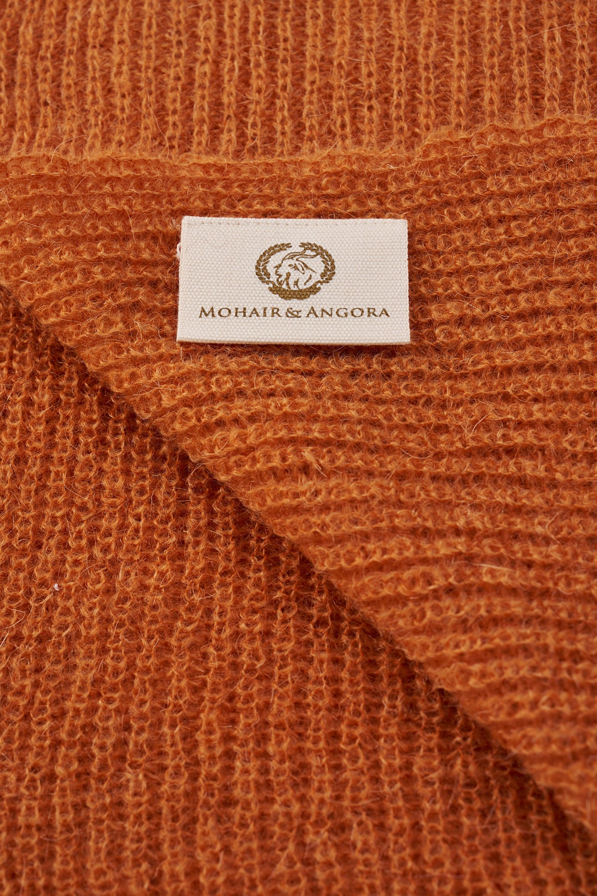 HATTUSA SCARF ORANGE-BASIC KNIT