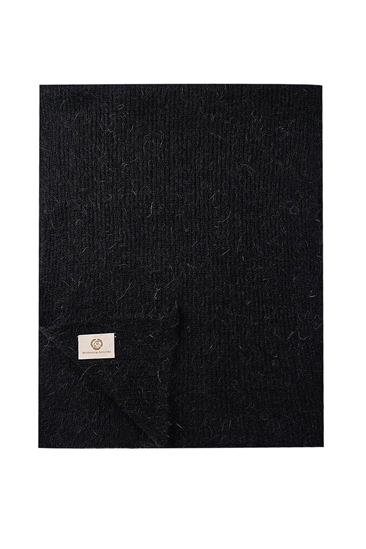 ALACA SCARF BLACK-BASIC KNIT