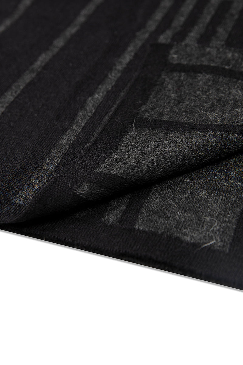 Galatia Shawl Black-Grey