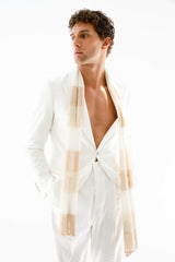 Men Troia Scarf Beige