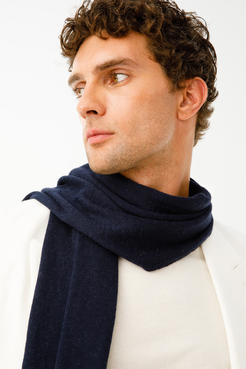 Spring Summer Men's Mohair Scarf Collection